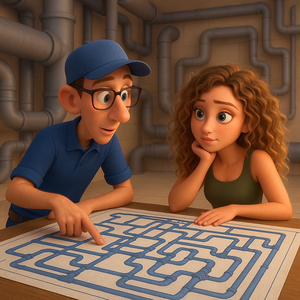 Finished shower and tile